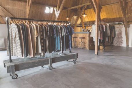 Gietvloer kledingwinkel Projectvloeren Nederland
