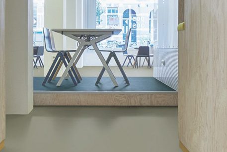 Projectvloeren Nederland marmoleum kantoorvloer header